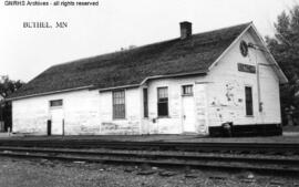 Great Northern Depot at Bethel, Minnesota, undated