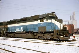 Great Northern Railway 421 at Minneapolis, Minnesota in 1970.