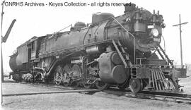 Great Northern Steam Locomotive 2188 at Cass Lake, Minnesota, 1939