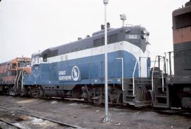 Great Northern Railway 662 at Spokane, Washington in 1969.