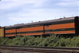 Great Northern Railway Postal Car 279, Storage Mail Car at Tacoma, Washington in 1972.