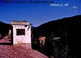 Great Northern Station Building at Pinnacle, Montana, undated