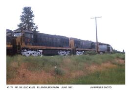 Northern Pacific Diesel Locomotive Number 2529, Ellensburg, Washington, 1967