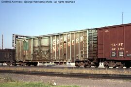 Great Northern Boxcar 38035 at Idaho Falls, Idaho, 1981