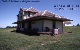 Great Northern Depot at Wentworth, South Dakota, undated