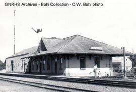 Great Northern Depot at Larimore, North Dakota, 1970