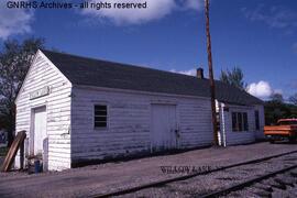 Great Northern Depot at Willow Lake, Minnesota, undated