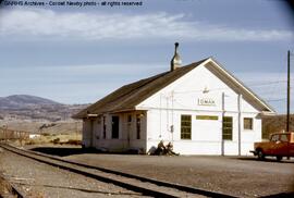 Great Northern Depot at Omak, Washington, undated