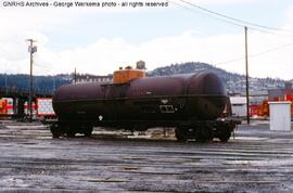 Great Northern Diesel Locomotive Fuel Tank Car X1395 at Portland, Oregon, 1988