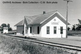 Great Northern Depot at Lennox, South Dakota, 1968