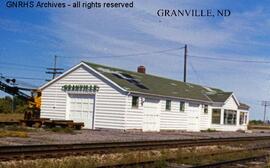 Great Northern Depot at Granville, North Dakota, undated