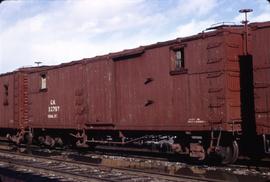 Great Northern Railway Outfit Car O2797 at Wenatchee, Washington in 1972.