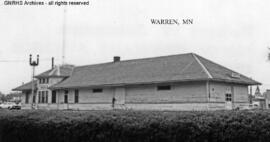 Great Northern Depot at Warren, Minnesota, undated