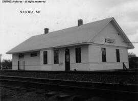 Great Northern Depot at Nashua, Montana, undated