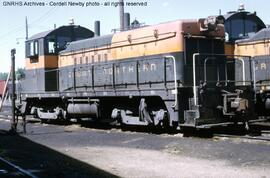 Great Northern Diesel Locomotive 122 at Saint Paul, Minnesota, 1971