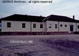 Great Northern Depot at Fergus Falls, Minnesota, undated