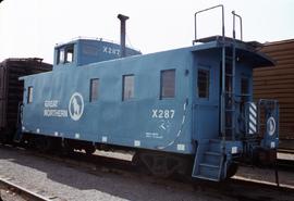 Great Northern Railway Caboose X-287.