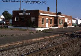 Great Northern Depot at Hillsboro, North Dakota, undated