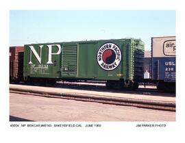 Northern Pacific Freight Car Number 46143, Bakersfield, California, 1969