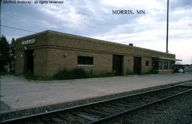 Great Northern Depot at Morris, Minnesota, undated