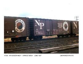 Northern Pacific Freight Car Number 8211, Sprague, Washington, 1967