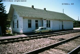 Great Northern Depot at Eureka, Montana, undated