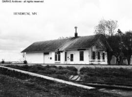 Great Northern Depot at Hendrum, Minnesota, undated