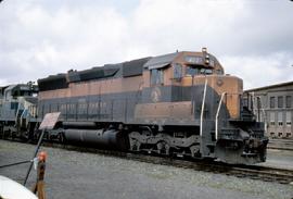 Great Northern Railway 402 at Spokane, Washington in 1969.