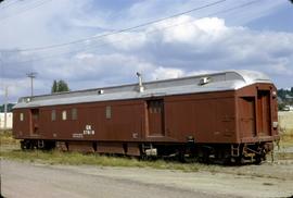 Great Northern Railway Outfit car X7818 at Edmonds, Washington in 1973.