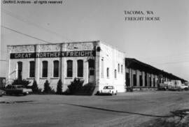 Great Northern freight house at Tacoma, Washington, undated