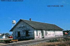 Great Northern Depot at Greenbush, Minnesota, undated