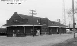 Great Northern Depot at Williston, North Dakota, undated