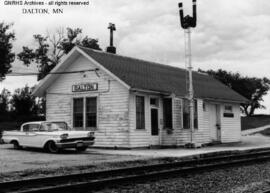 Great Northern Depot at Dalton, Minnesota, undated