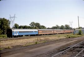 Great Northern Railway Train 23, Badger, in St. Paul, Minnesota in 1969.