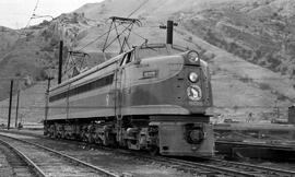 Great Northern Electric Locomotive 5018 at Appleyard, Washington, undated