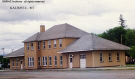 Great Northern Depot at Kalispell, Montana, undated