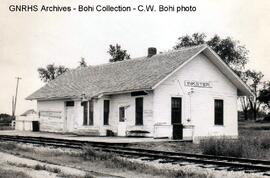 Great Northern Depot at Inkster, North Dakota, 1969