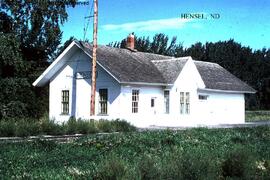 Great Northern Depot at Hensel, North Dakota, undated