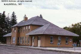 Great Northern Depot at Kalispell, Montana, undated