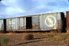 Great Northern Railway Box car 36690,  at Spokane, Washington in 1977.