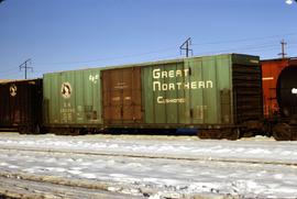 Great Northern Railway Box car 200089, at Wenatchee, Washington in 1971.