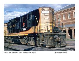 Northern Pacific Diesel Locomotive Number 1994, Livingston, Montana