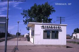 Great Northern Depot at Hinsdale, Montana, undated