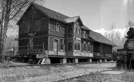 Nevada County Narrow Gauge Railroad Museum Depot at Nevada City, California, undated