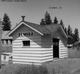 Great Northern Station Building at Elmira, Idaho, undated