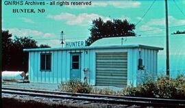 Great Northern Station Building at Hunter, North Dakota, undated