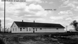 Great Northern Depot at Dodson, Montana, undated