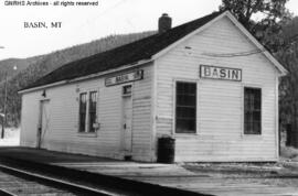 Great Northern Depot at Basin, Montana, undated