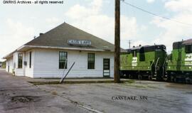 Great Northern Depot at Cass Lake, Minnesota, undated