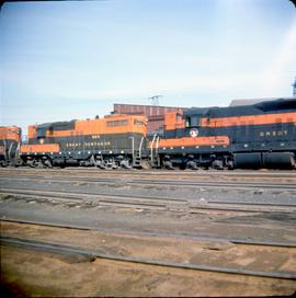 Great Northern Railway 683 at Butte, Montana in 1966.